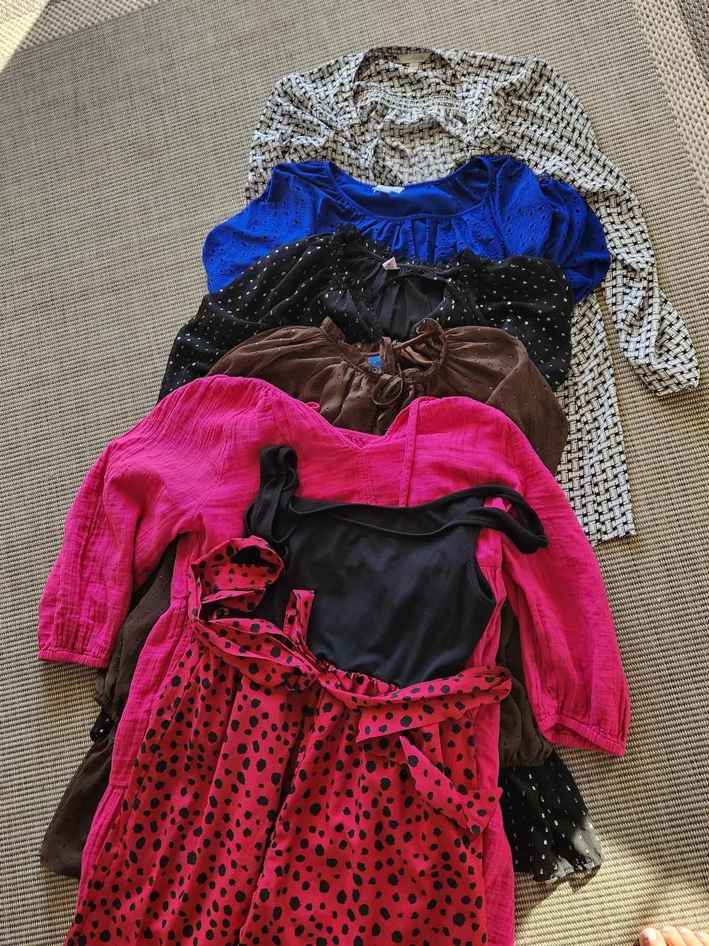 Womens Dress Lot Size Large 10 Old Navy Sonoma Charming Charlie London Times